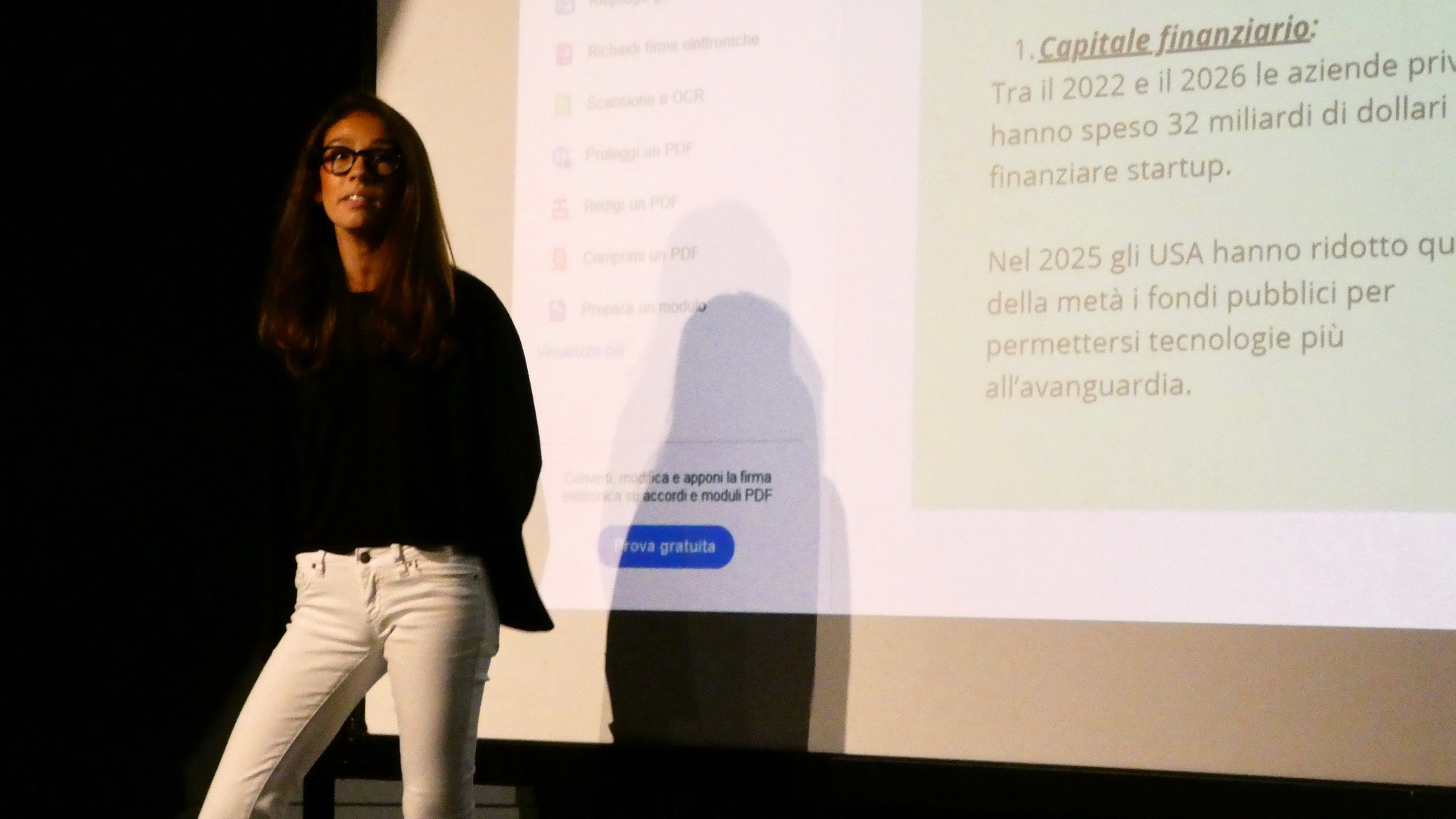 Gli studenti presentano le loro slide