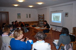 Fotografia dei lavori di gruppo nel pomeriggio