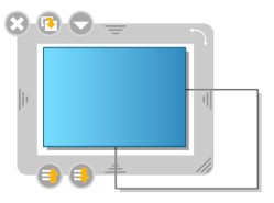 Immagine che esemplifica lo spostamento degli oggetti su livelli differenti