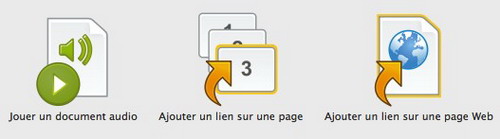 Immagine dei comandi per inserire i link