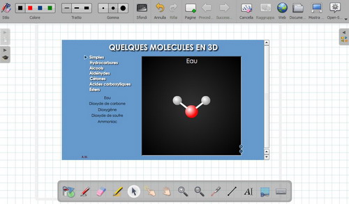 Applicazione molecole Immagine dell'applicazione molecole