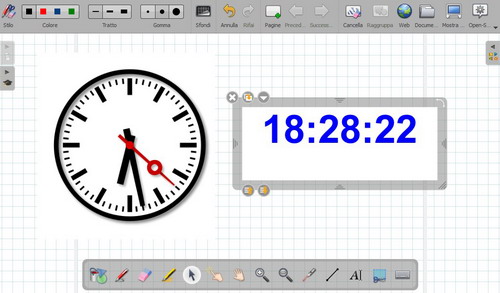 Orologio digitale Immagine dell'orologio digitale